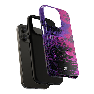 Neon Signal Shift · Tough 2.0 Magnetic Phone Case for iPhone · Purple