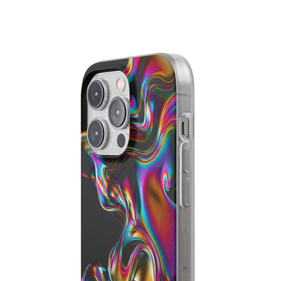 Purple Lite Phone Case for iPhone - Liquid Neon Chrome