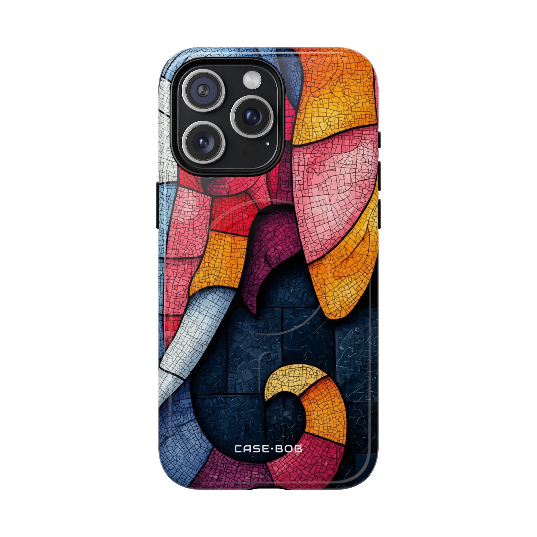 Elephant Mosaik iPhone 15 Pro Max Case - Tough+
