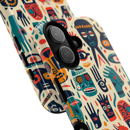 Vivid Faces iPhone 17 Case - Tough+ - CASE•BOB