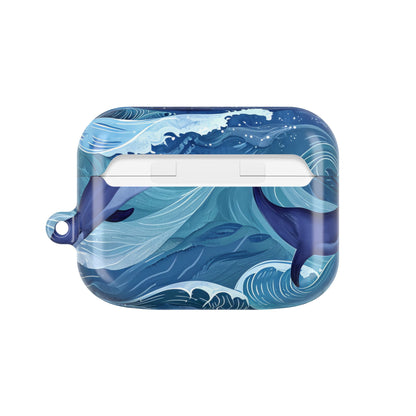 Dolphin Wave Dance - AirPods Case