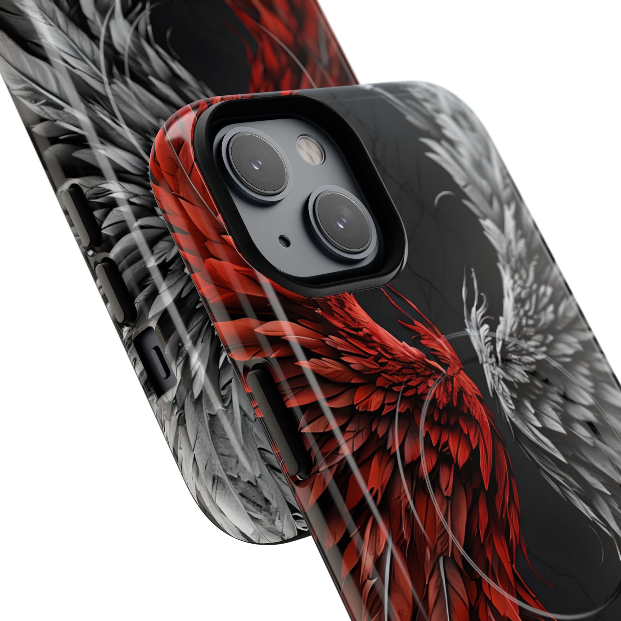 Split Crimson Wing · Tough+ Magsafe