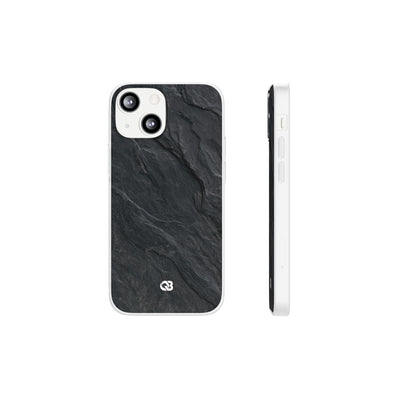 Dark Slate Strata · Lite Phone Case for iPhone ·  Black
