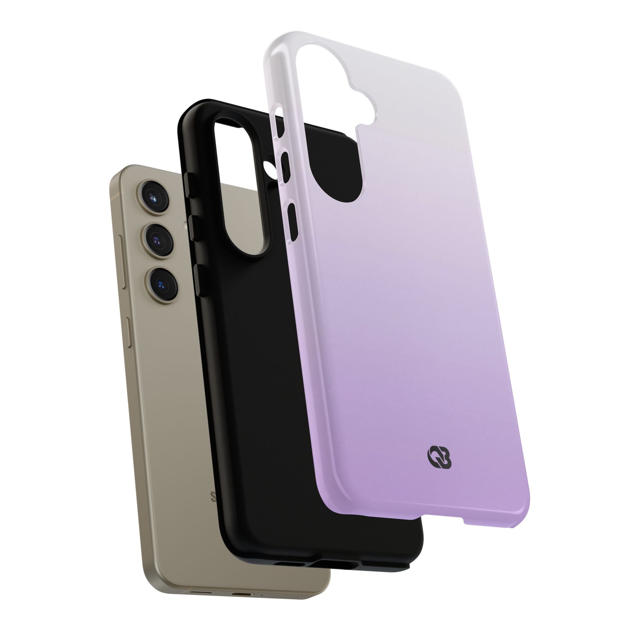 Purple Tough Phone Case for Samsung - Frosted Lavender Fade