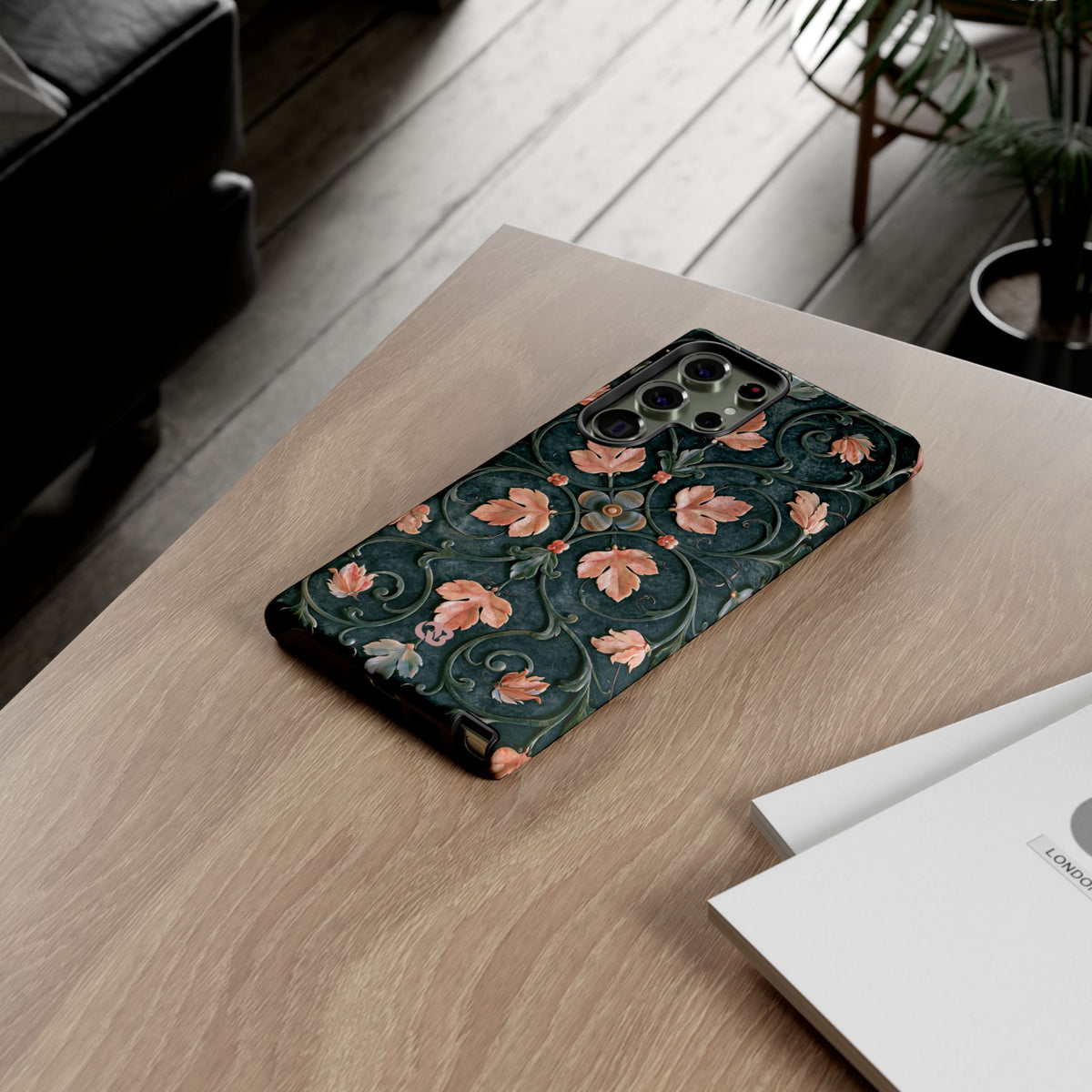 Florentine Rose Arabesque · Tough Phone Case for Samsung · Green