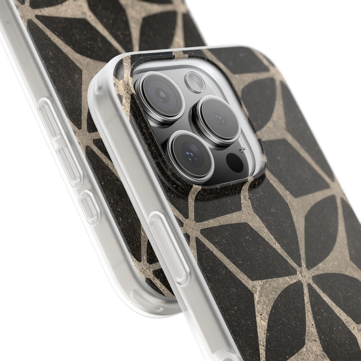 Concrete Mosaic Star · Lite Phone Case for iPhone ·  Black