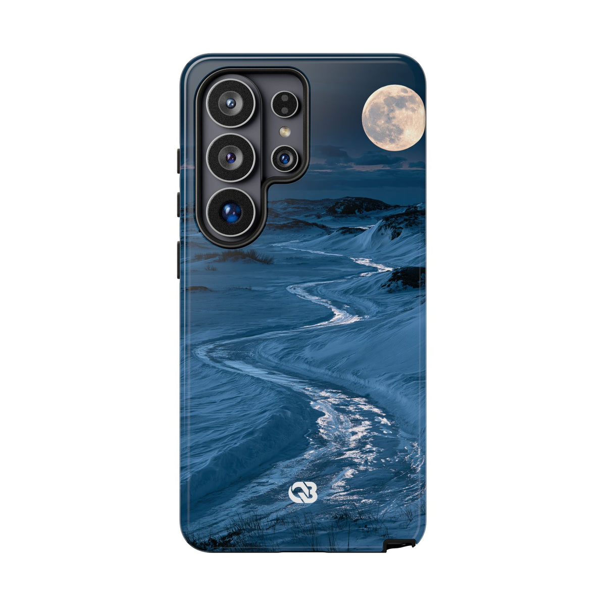 Arctic Moon Drift · Tough Phone Case for Samsung · Blue