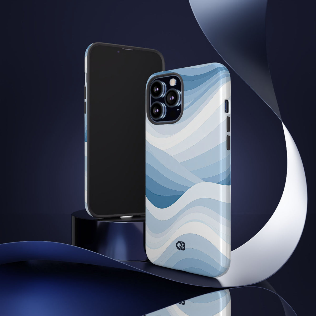 Glacial Contour · Tough Phone Case for iPhone · Blue