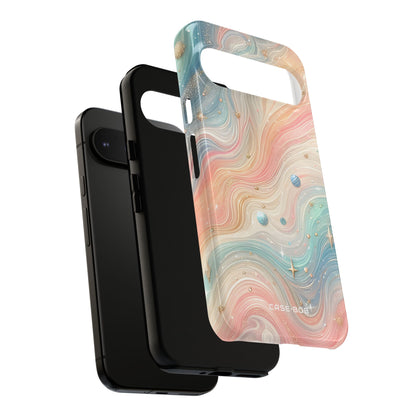 Iridescent Swirls Google Pixel 9 Pro XL Case - Tough