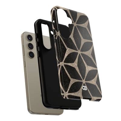 Concrete Mosaic Star · Tough Phone Case for Samsung · Black