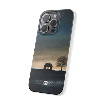 Midnight Cabin Glow · Soft Phone Case for iPhone