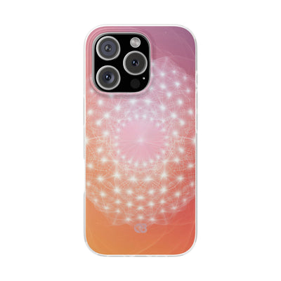 Radiant Stardust Mandala · Soft Phone Case for iPhone