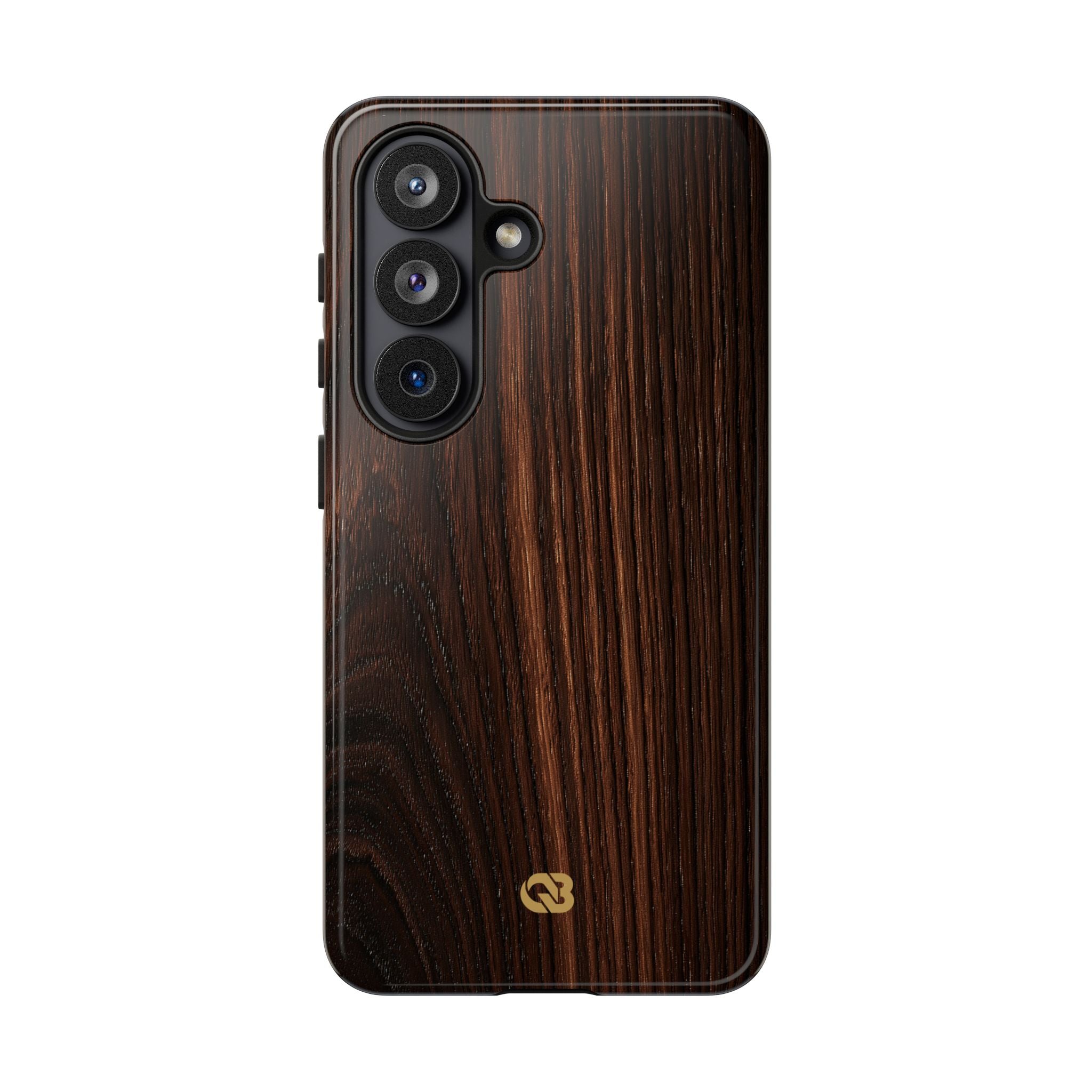 Brown Tough Phone Case for Samsung - Burnished Mahogany Grain
