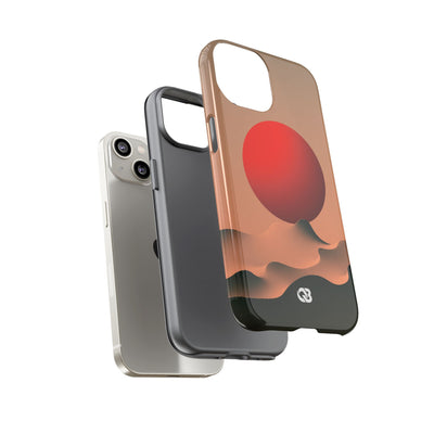 Crimson Sol Ridge · Tough Phone Case for iPhone · Red