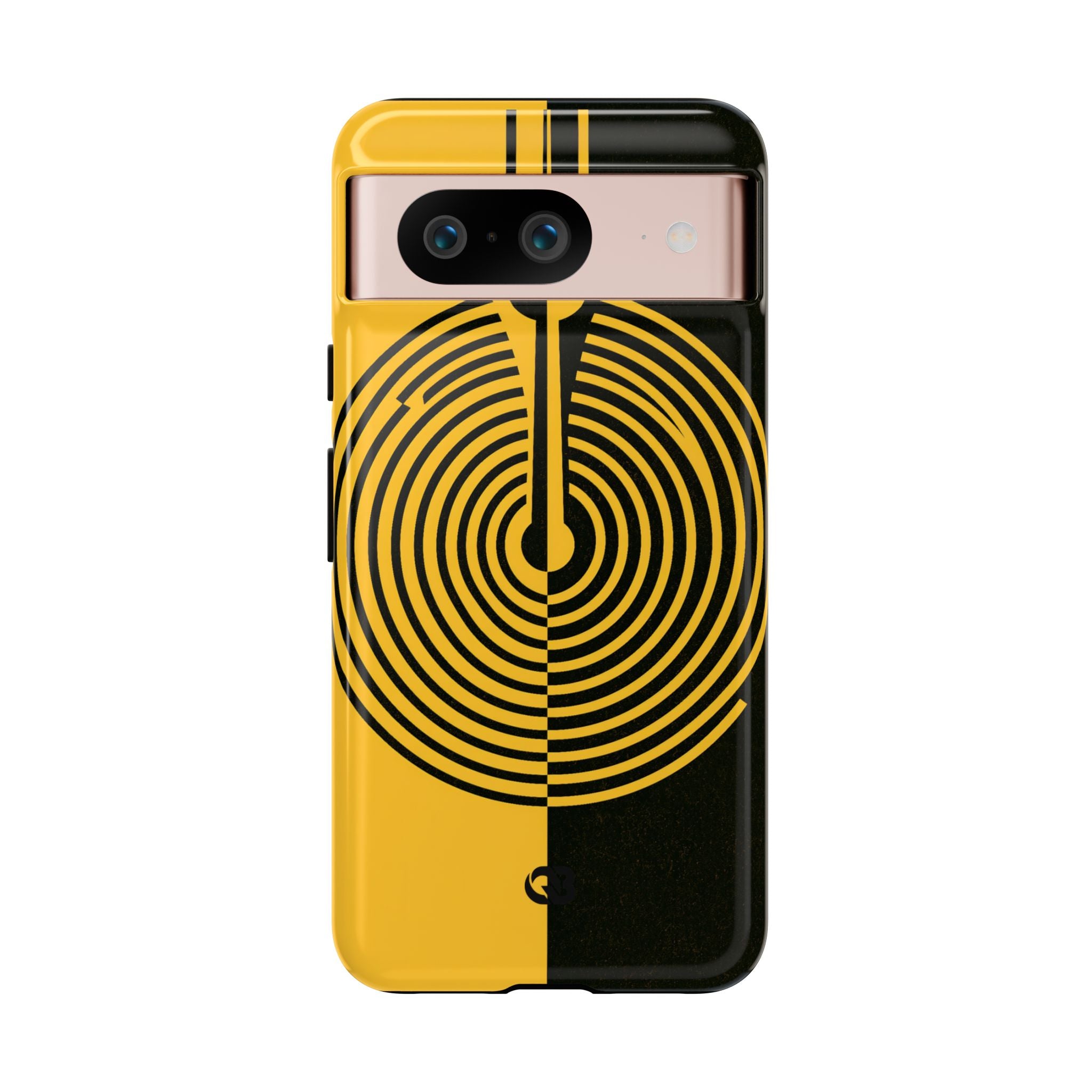 Yellow Tough Phone Case for Google Pixel - Voltage Sector Pulse