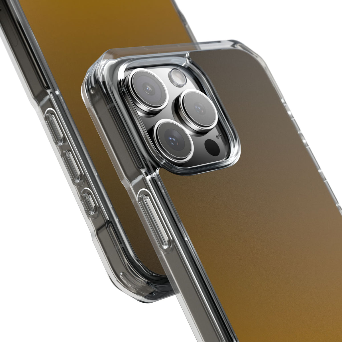 Golden Umber · Clear Impact Magnetic Phone Case for iPhone · Gold