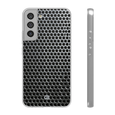 Silver Lite Phone Case for Samsung - Brutalist Steel Mesh