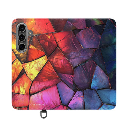 Crimson Shards - Samsung S24 Case - Wallet