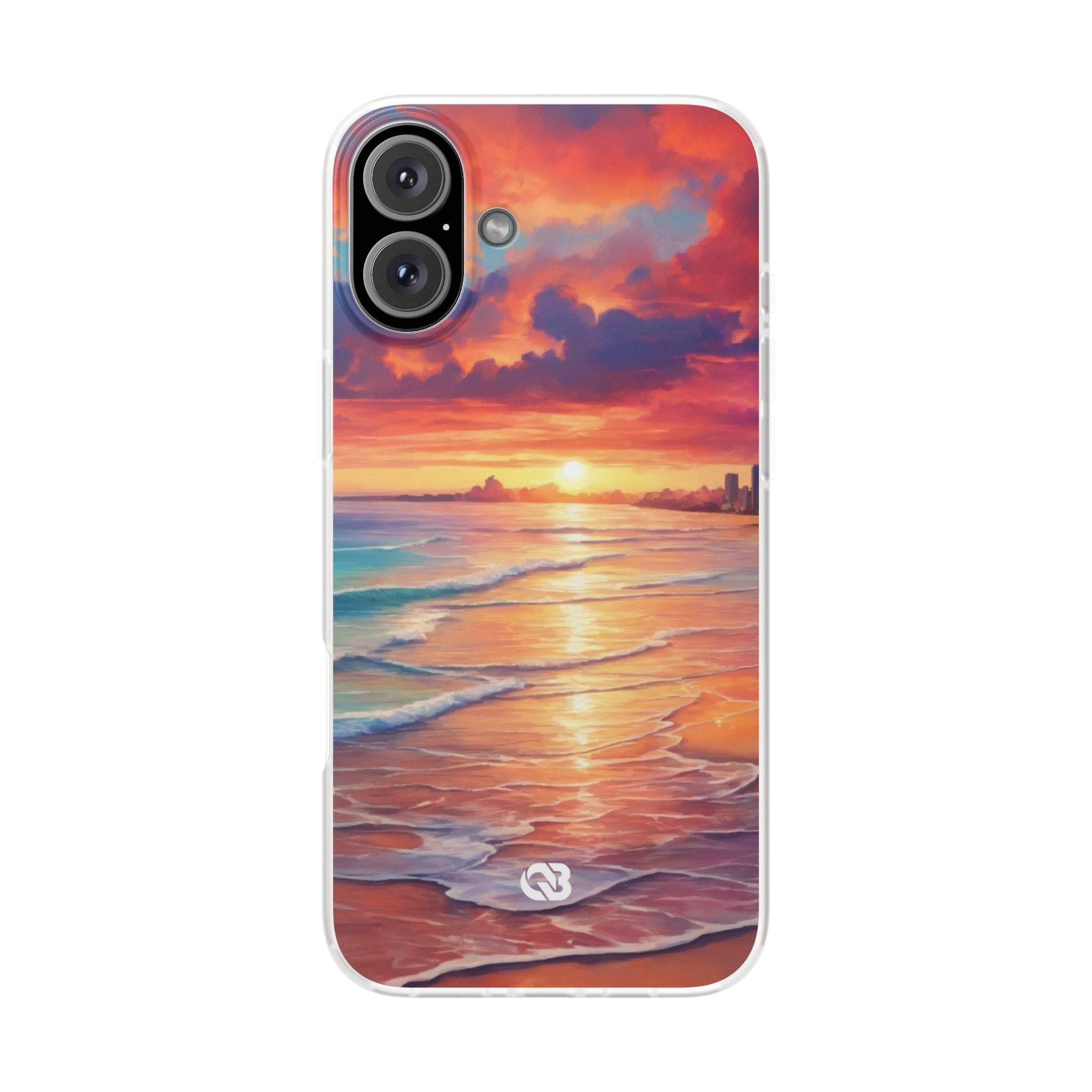 Crimson Shore Horizon · Soft Handyhülle für iPhone