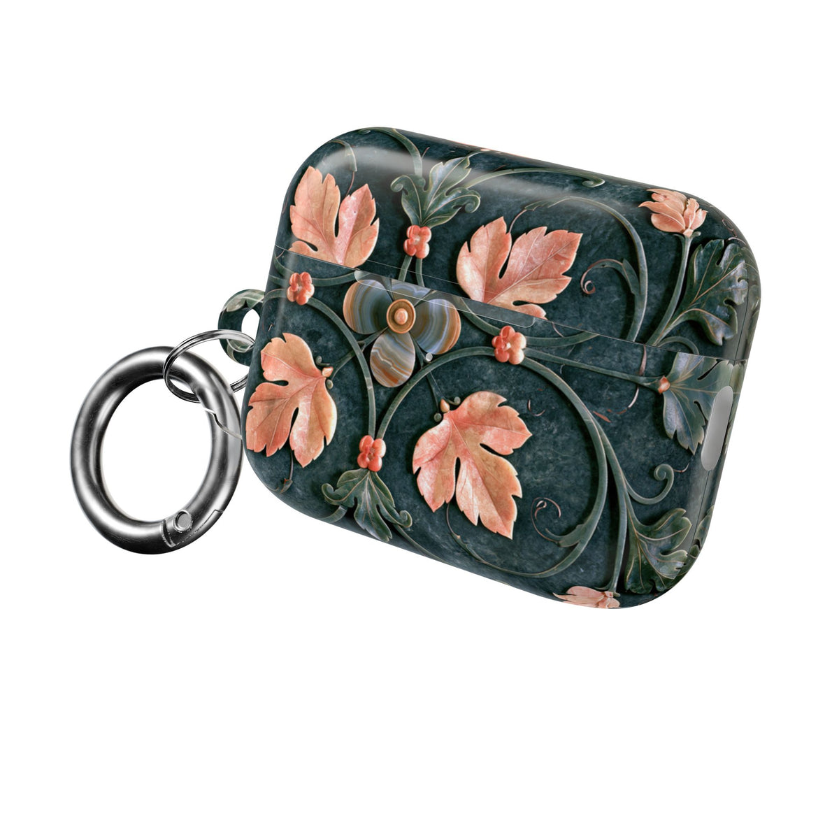 Florentine Rose Arabesque · Hard Case for AirPods & AirPods Pro · Green