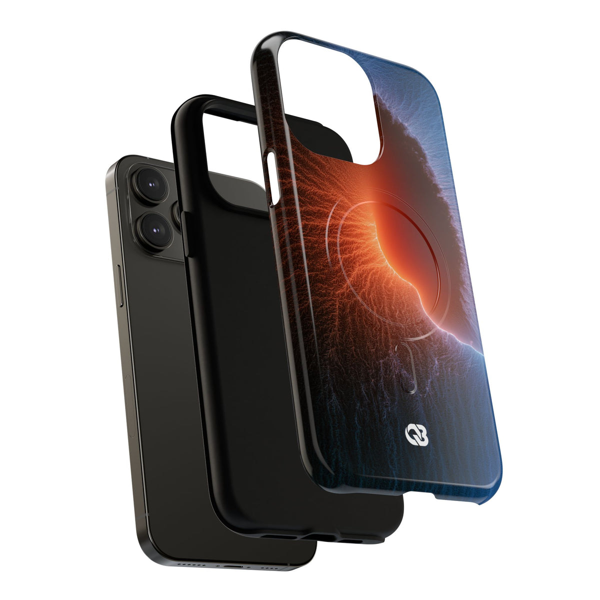 Thermal Aura Pulse · Tough 2.0 Magnetic Phone Case for iPhone · Blue