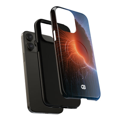 Thermal Aura Pulse · Tough 2.0 Magnetic Phone Case for iPhone · Blue