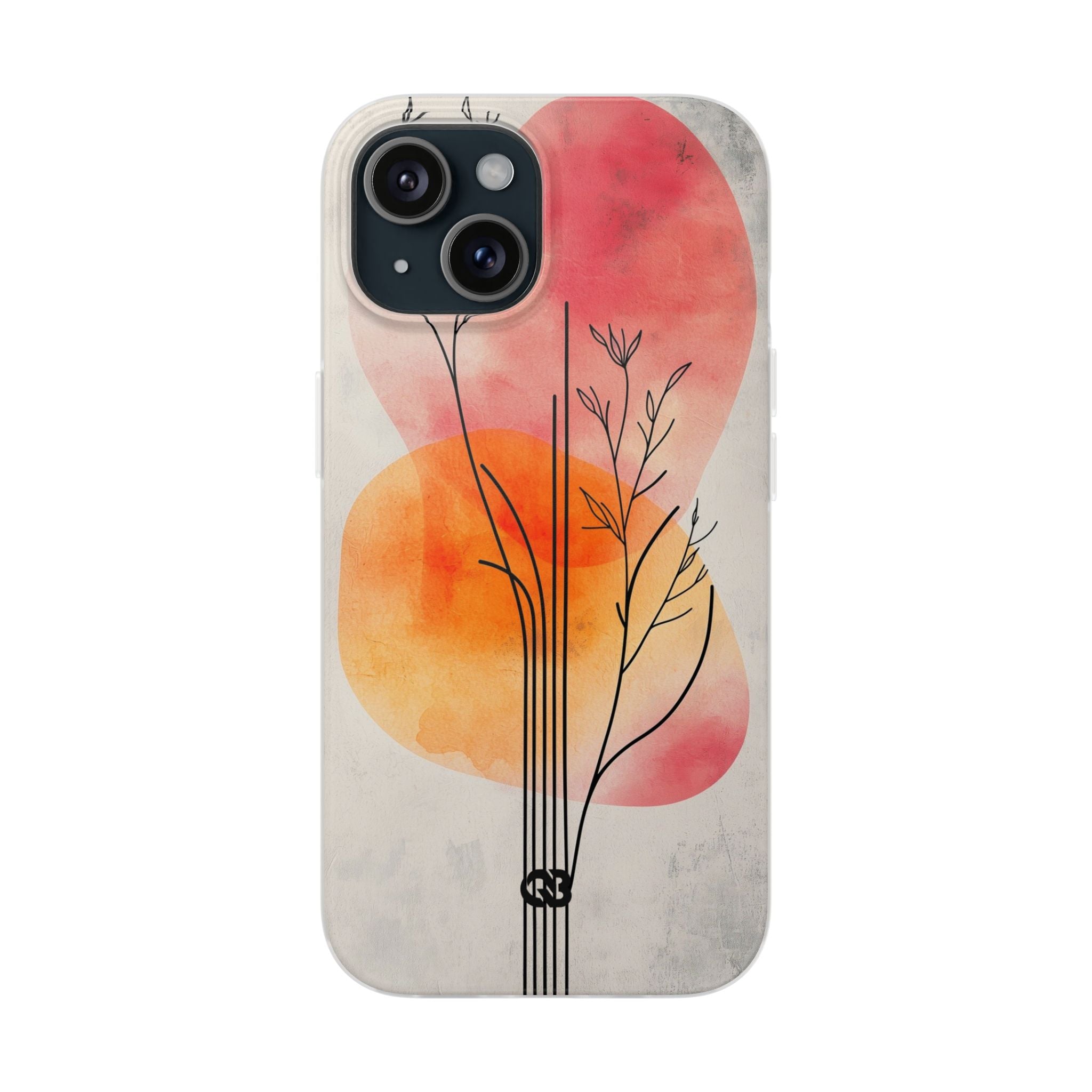 Crimson Bloom Lineage · Soft Phone Case for iPhone