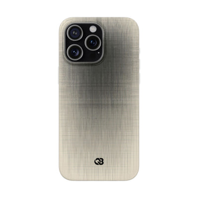 Beige Lite Phone Case for iPhone - Carbon Screen Grid