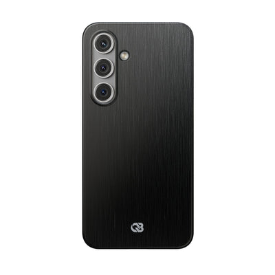 Obsidian Brushed Steel · Lite Phone Case for Samsung · Black