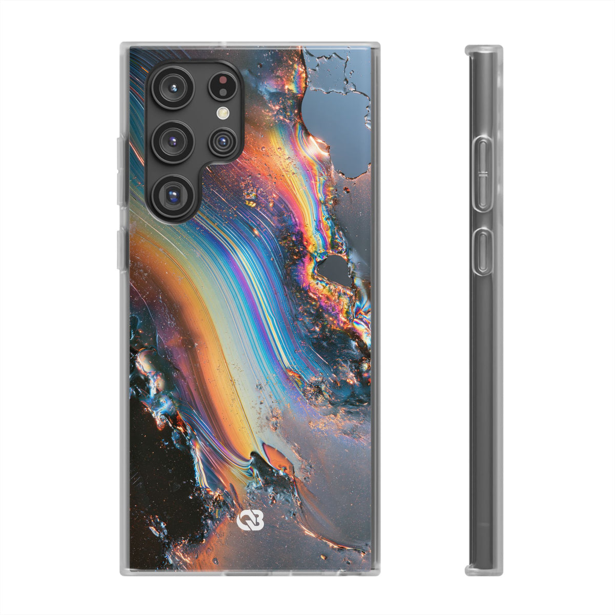 Prismatic Aura Flow · Lite Phone Case for Samsung · Blue