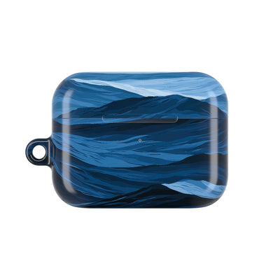 Cerulean Ridges · Hard Case for AirPods & AirPods Pro · Blue