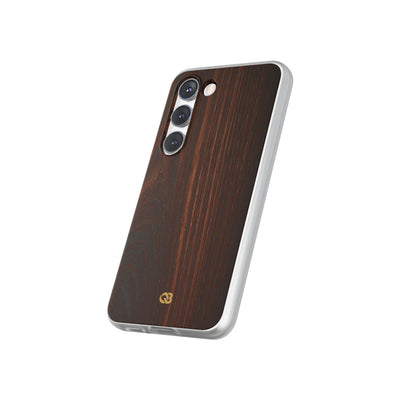 Brown Lite Phone Case for Samsung - Burnished Mahogany Grain
