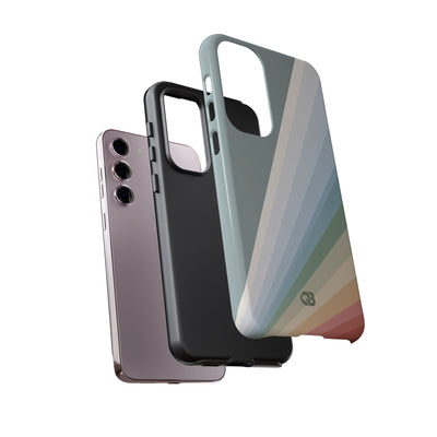 Green Tough Phone Case for Samsung - Sage Prism Beam