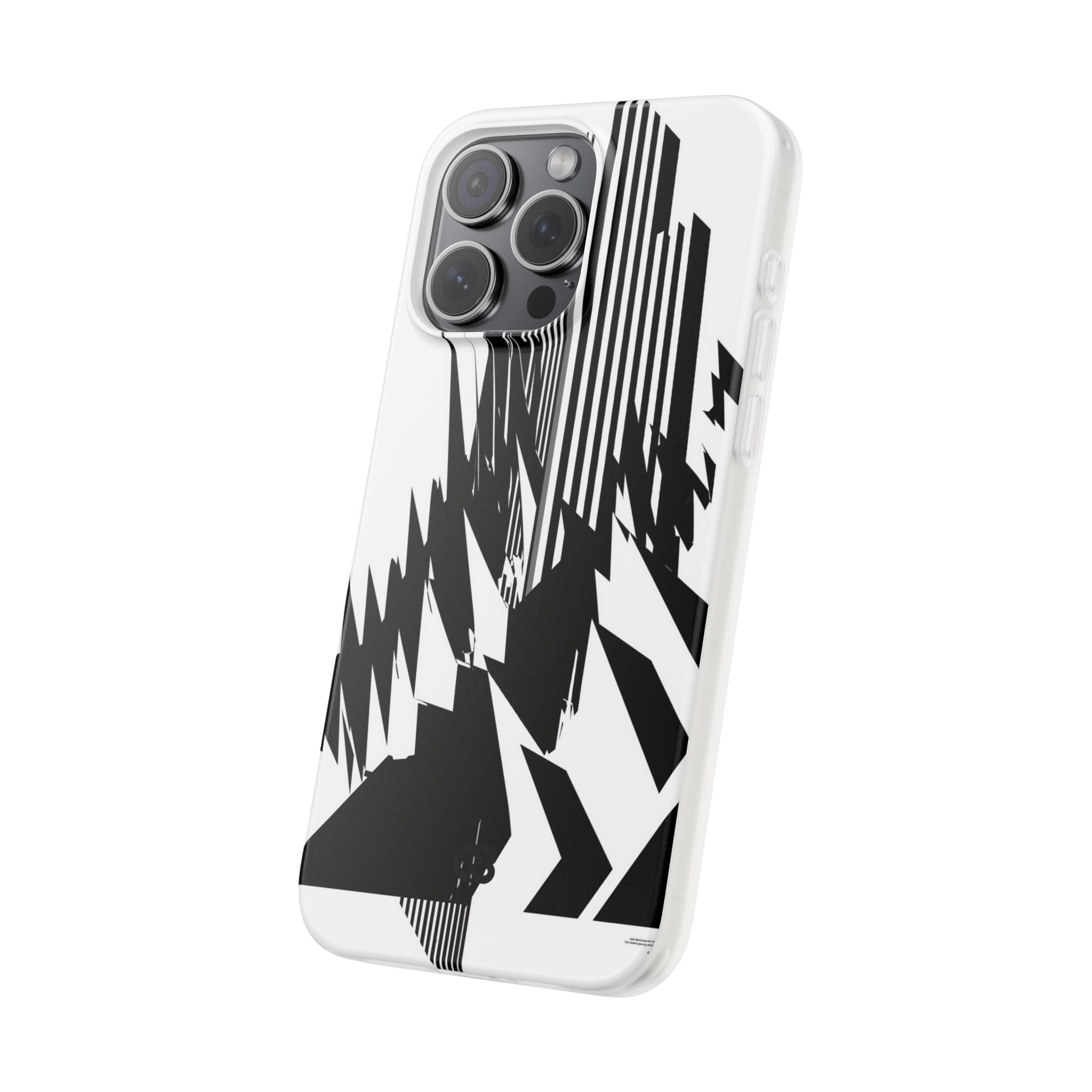 White Lite Phone Case for iPhone - Shattered Vector Spire