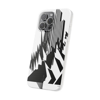 White Lite Phone Case for iPhone - Shattered Vector Spire
