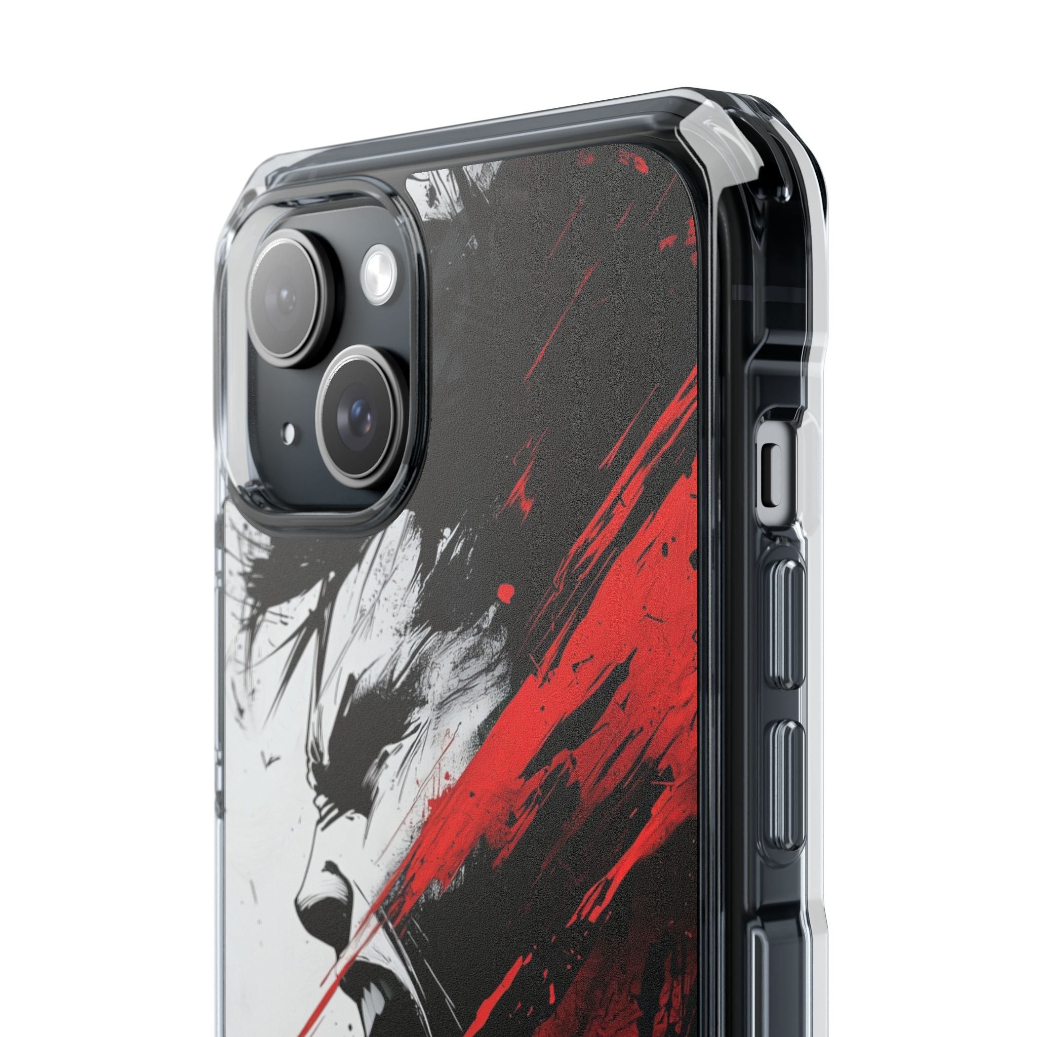 Yelling Profile Burst iPhone 15 Plus Case - Impact