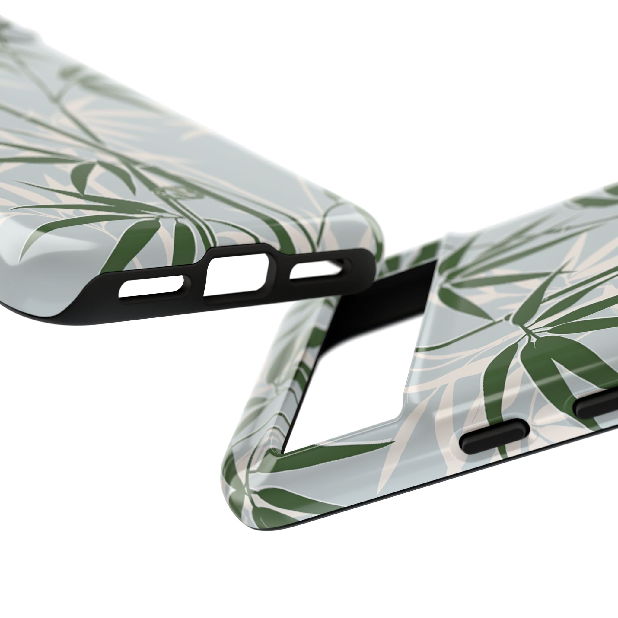 Green Tough Phone Case for Google Pixel - Kyoto Bamboo Canopy