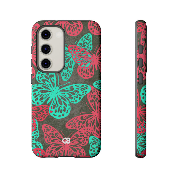 Electric Papillon · Tough Phone Case for Samsung · Pink