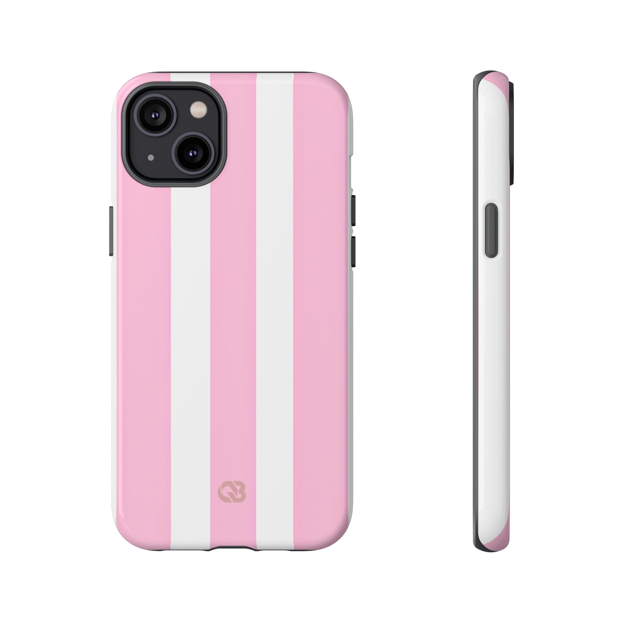 Soft Pink Stripe · Tough Coque de téléphone pour iPhone