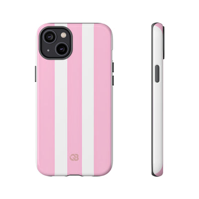 Soft Pink Stripe · Tough Coque de téléphone pour iPhone