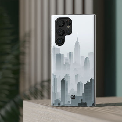 Grey Lite Phone Case for Samsung - Steel Mist Skyline