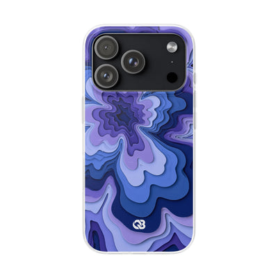 Periwinkle Strata Bloom · Lite Phone Case for iPhone ·  Purple