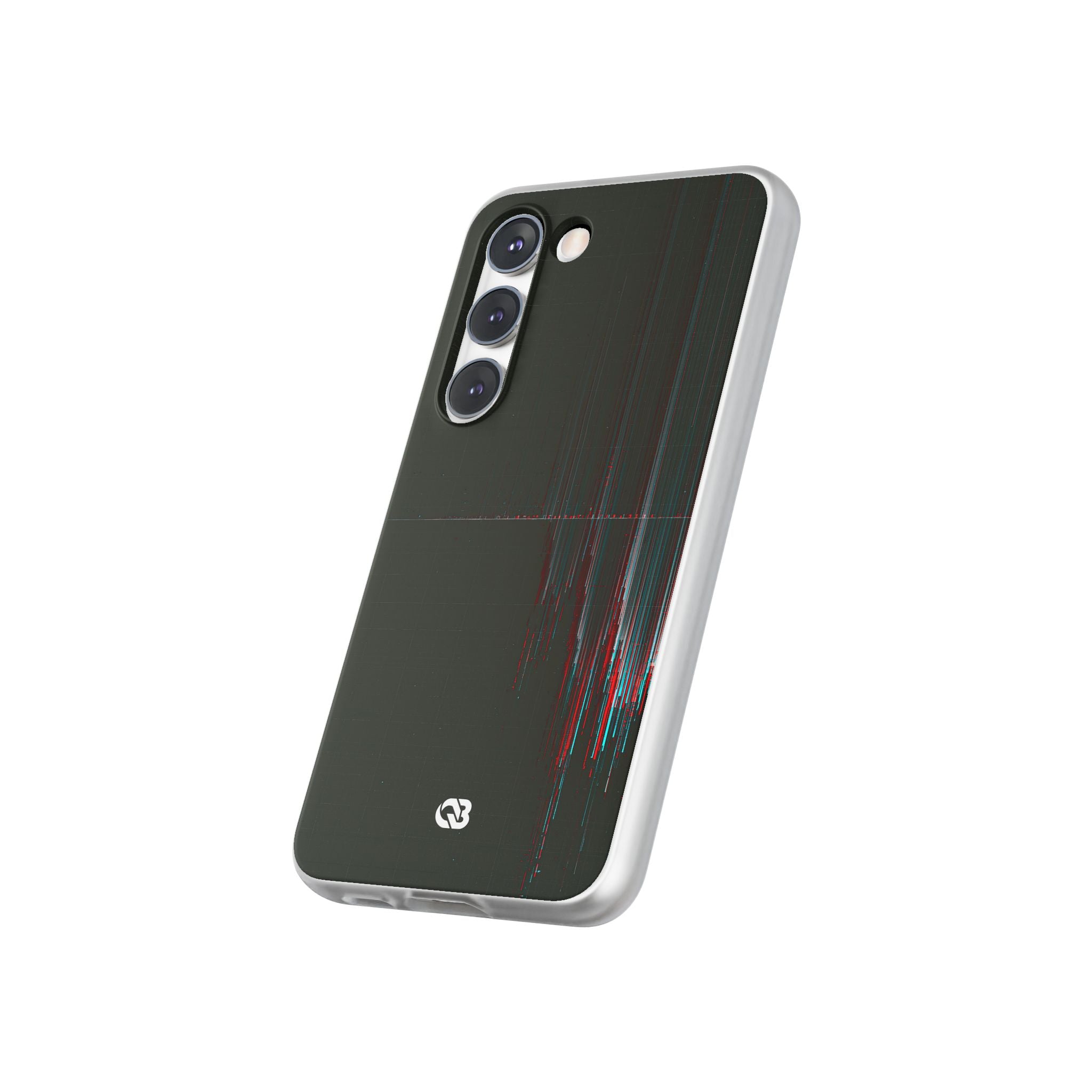 Black Lite Phone Case for Samsung - Corrupted Data Stream