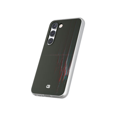 Black Lite Phone Case for Samsung - Corrupted Data Stream