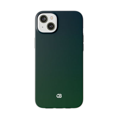 Green Lite Phone Case for iPhone - Midnight Pine Horizon