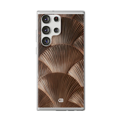 Rose Gilded Fan · Lite Phone Case for Samsung · Gold
