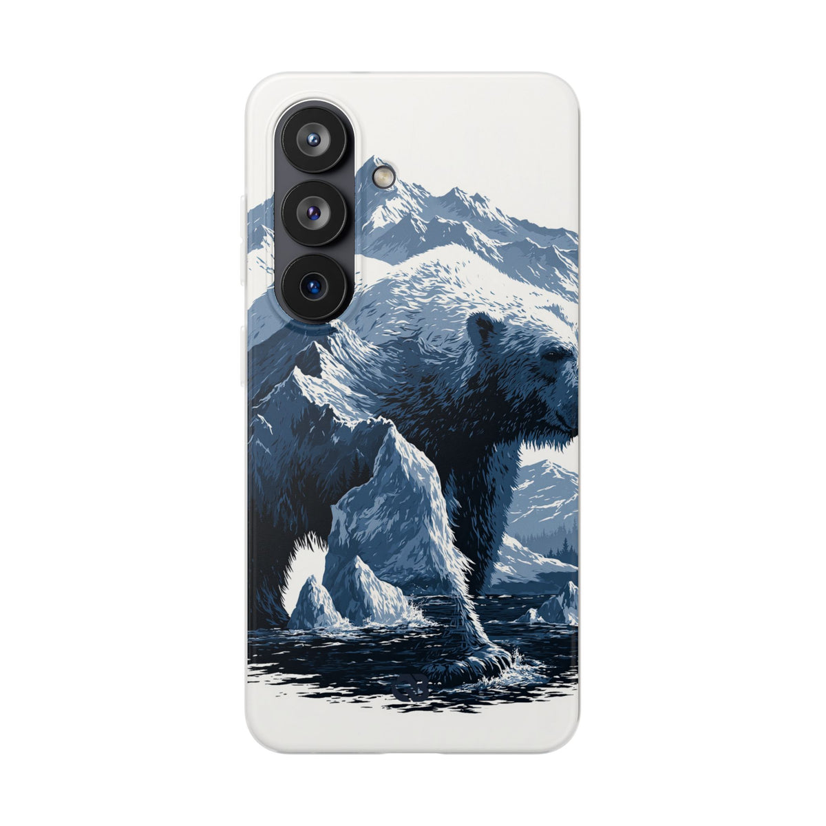 Fjord Summit Bear · Lite Phone Case for Samsung · Blue