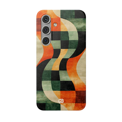 Burnt Orange Curve · Soft Handyhülle für Samsung