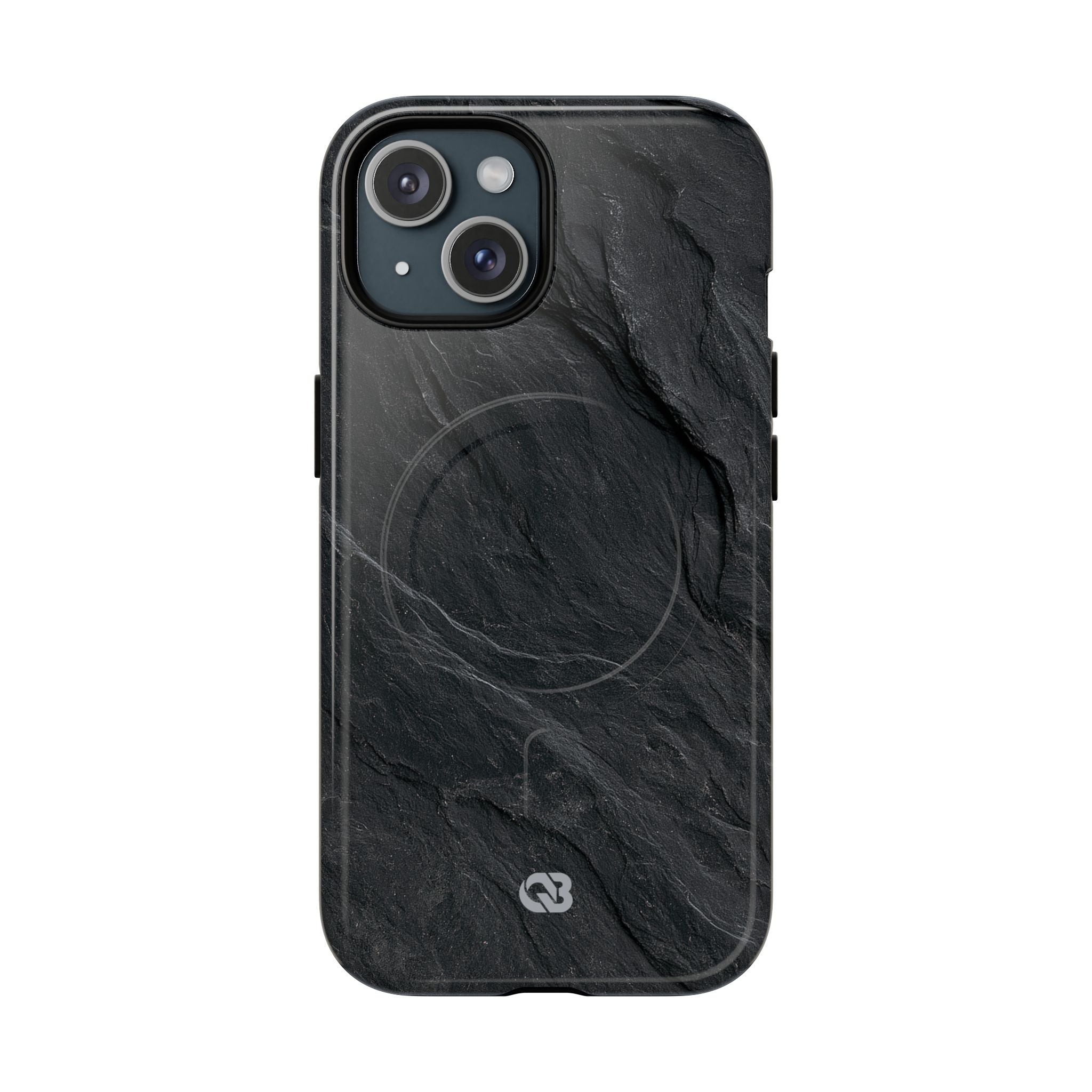 Black Tough 2.0 Magsafe Phone Case for iPhone - Midnight Slate Ridge