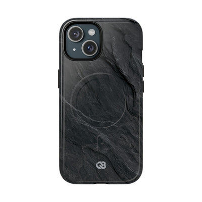Black Tough 2.0 Magsafe Phone Case for iPhone - Midnight Slate Ridge